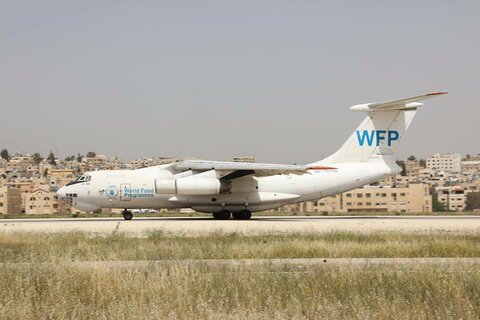 Service du transport aérien du PAM en Syrie 2016