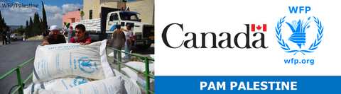 Merci au Canada pour son soutien au PAM et auprès des Palestiniens